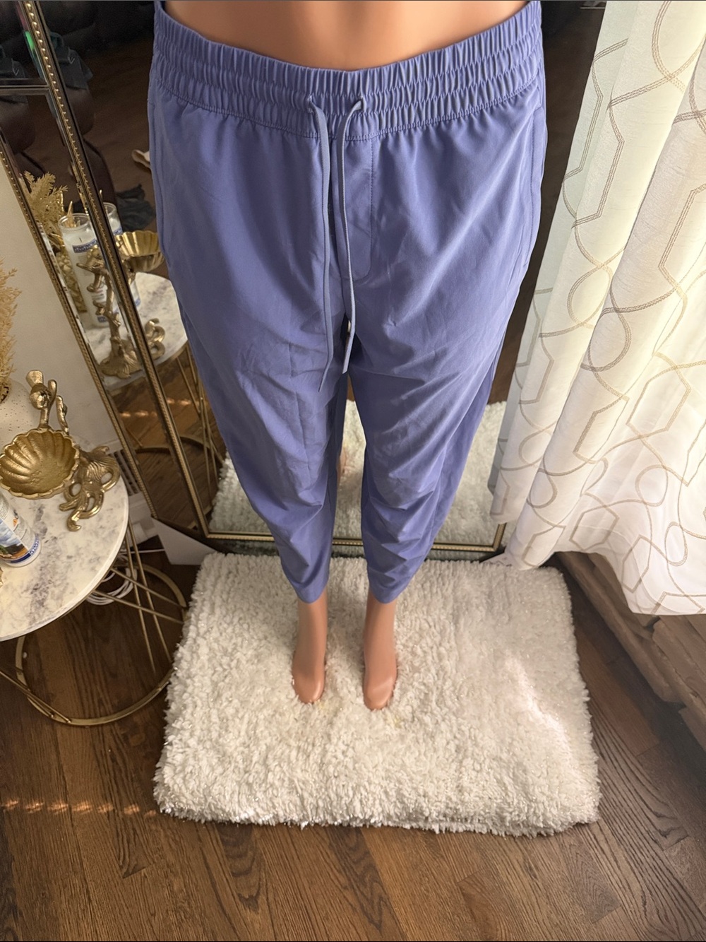 Athleta Lavender Drawstring Ankle Joggers